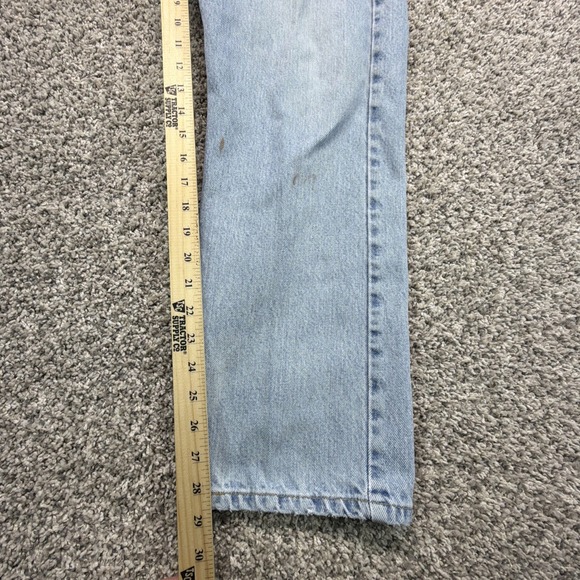 Vintage Levis 505 Jeans Mens 34x30 (Fits 32x28.5) Blue Regular Fit Denim Y2K - Picture 14 of 16